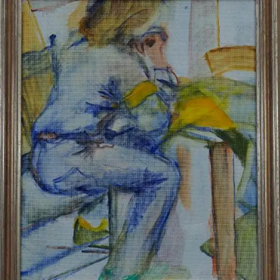 LINDSAY, Huia W. (1905-?) - Young Woman at Desk