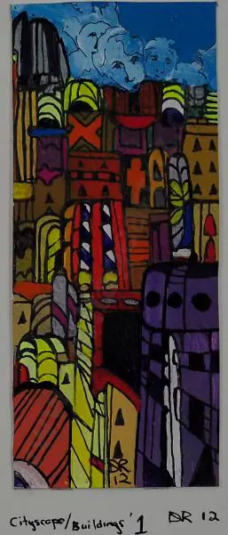 RIMMER, David (21st Cent) - Cityscape Buildings 1 Image 1++