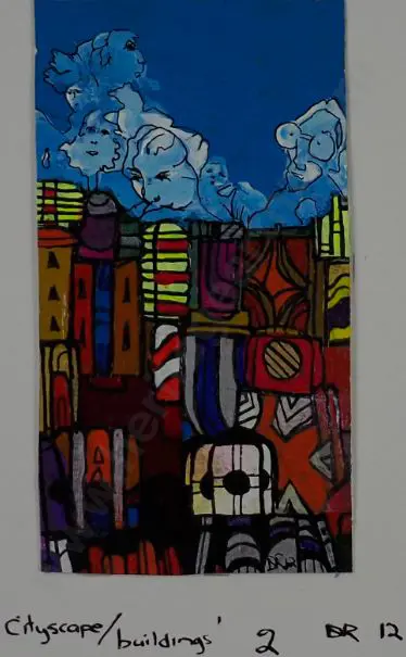 RIMMER, David (21st Cent) - Cityscape Buildings 2 Image 1++