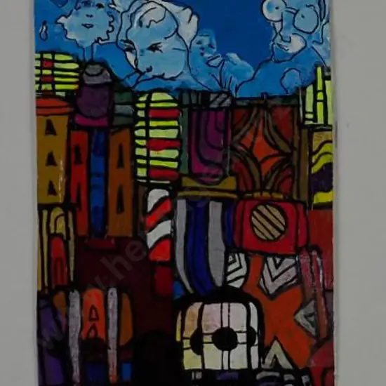 RIMMER, David (21st Cent) - Cityscape Buildings 2