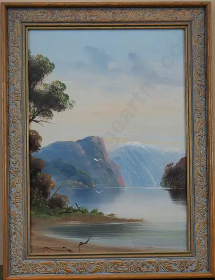 A70 - Colonial Lake & Mountain - Colonial Lake and Mountain Scene Image 1++