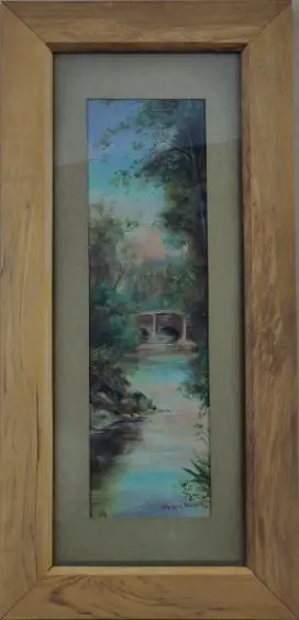 PRITCHARD, George Thompson (1878-1962) - Bridge over Stream Image 1++