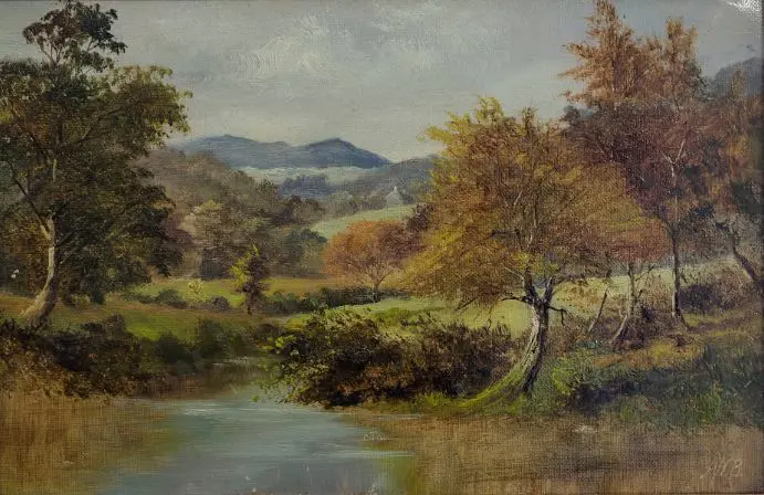 A.W.B - Autumn in Worcester - meandering stream Image 1++