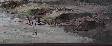 BURNS, H. (Early 20th Cent.) - Australian Bush Image 1++