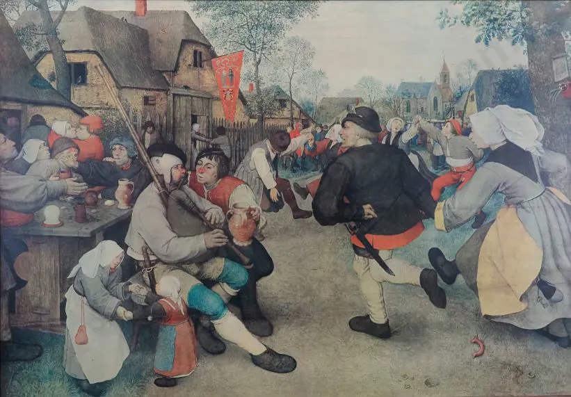 BRUEGEL, Pieter (1525-1569) - Peasant Dance (1568) Image 1++