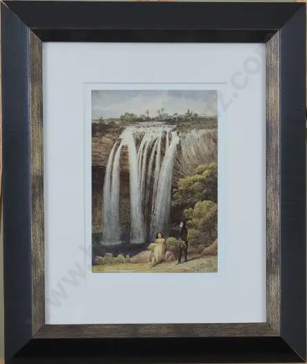 EARLE, Augustus (1793-1838) - The Wye Matte - a Waterfall near the Kiddy Kiddy, 1827 Image 1++