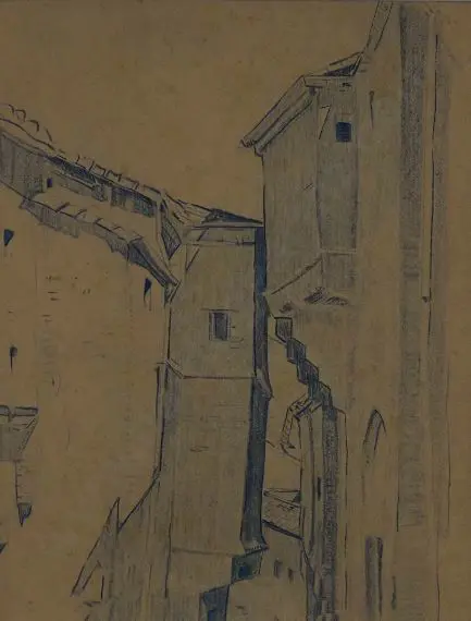 WEEKS, John (1888-1965) - North African City Street Image 1++