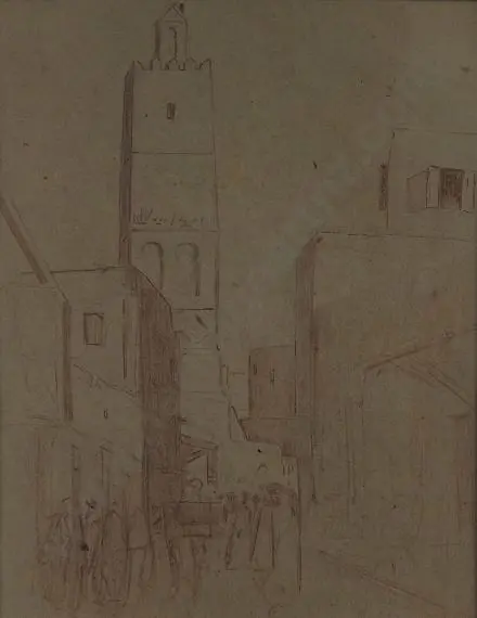 WEEKS, John (1888-1965) - North African City Street Image 1++