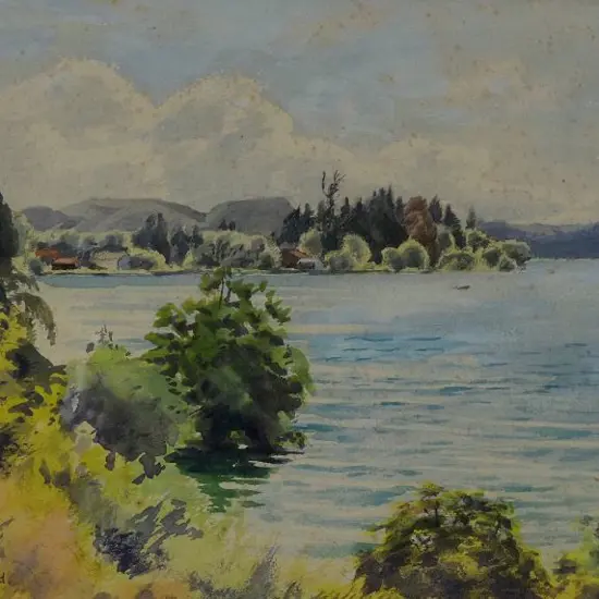 BARRAUD, Willliam Mowbray (1897-1966) - Lake Rotoiti