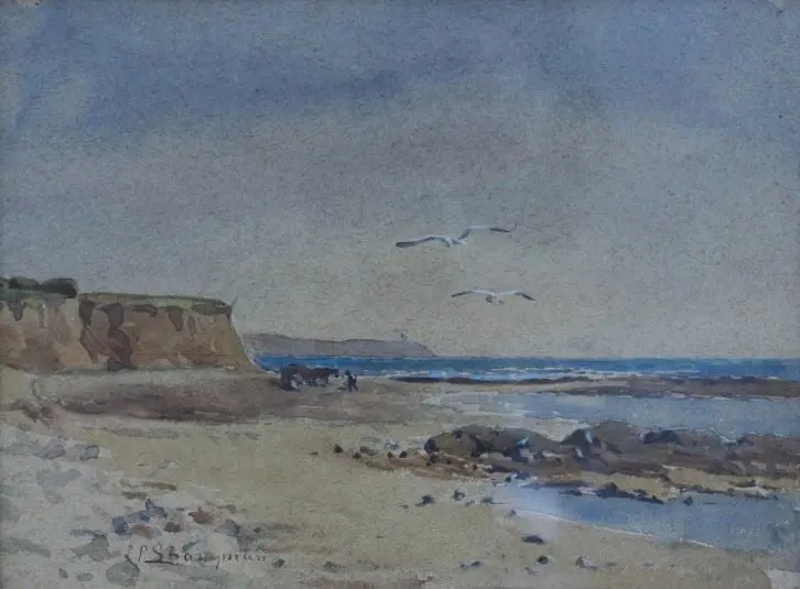 STRANGMAN, L.P. (20th Cent.) - Poor Head from the Strand, Cork - 1930 Image 1++