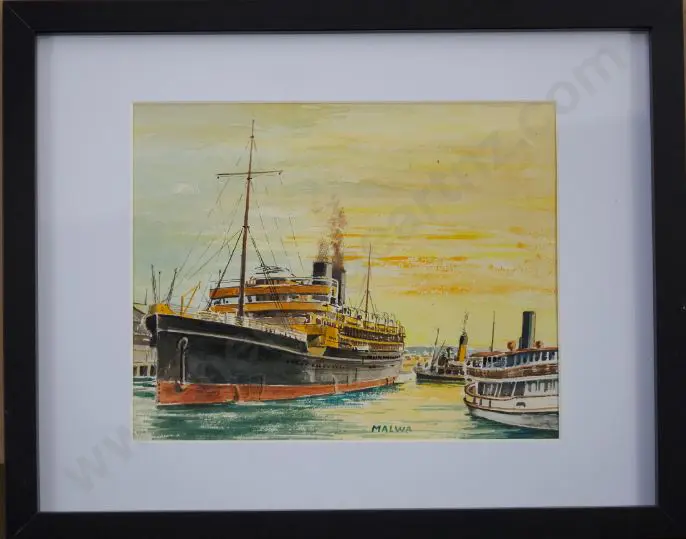WATKIN, Eric Arthur (1895-1961) - SS Malwa Image 1++