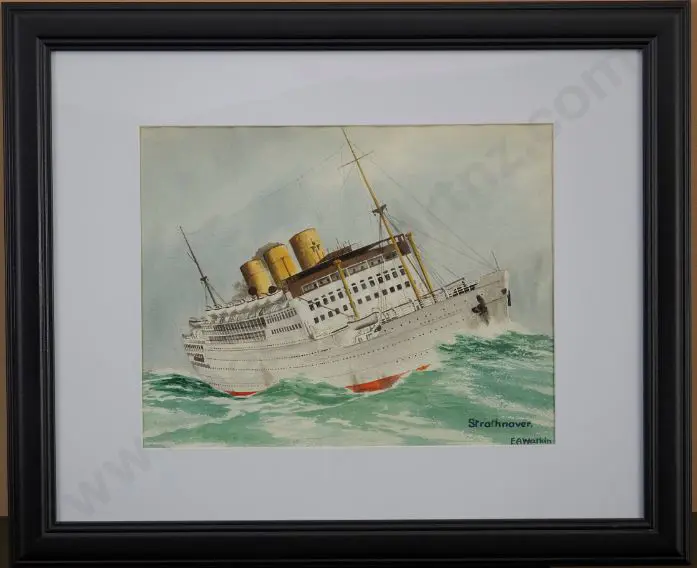 WATKIN, Eric Arthur (1895-1961) - SS Strathnaver Image 1++