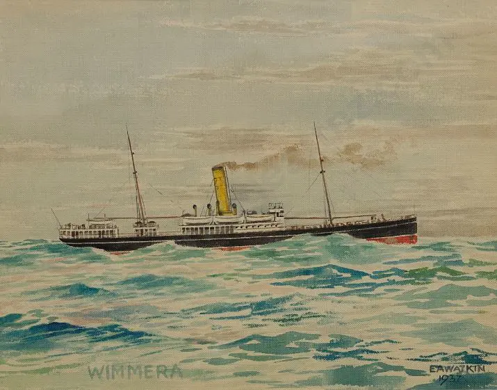WATKIN, Eric Arthur (1895-1961) - SS Wimmera Image 1++