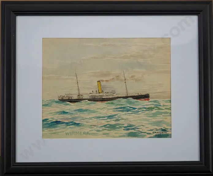 WATKIN, Eric Arthur (1895-1961) - SS Wimmera Image 1++