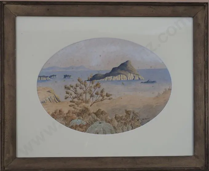 WYKES, M (19th Cent.) - Hauraki Gulf Image 1++