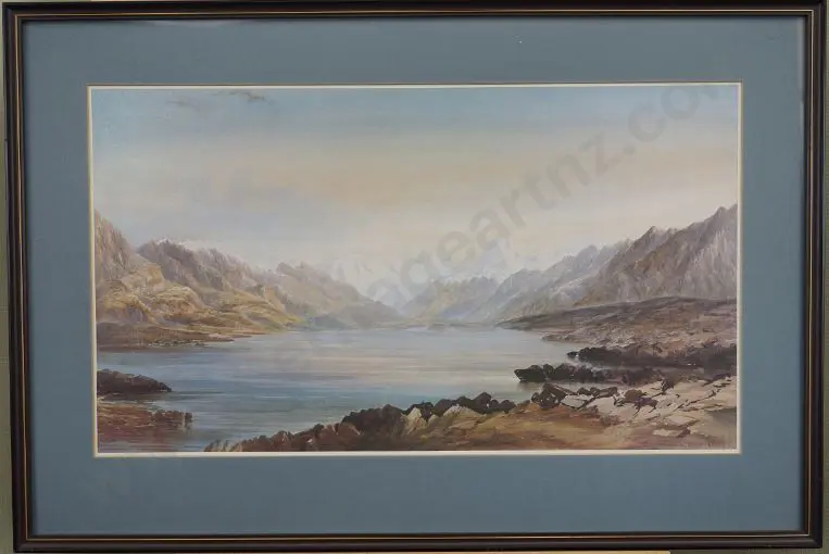 GULLY, John (1819-1888) - Lake Pukaki Image 1++