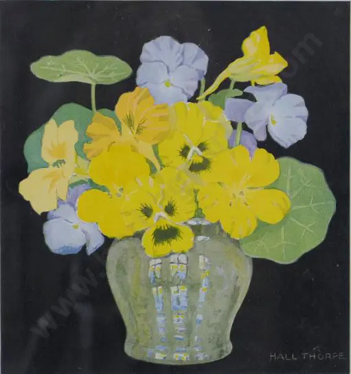HALL-THORPE John (1874-1947) - The Pick of the Garden Image 1++