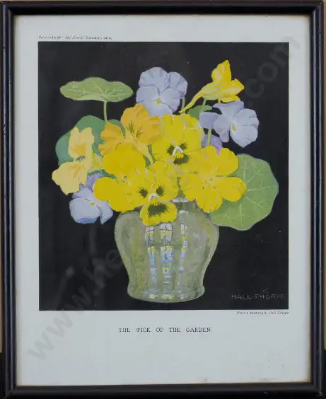 HALL-THORPE John (1874-1947) - The Pick of the Garden Image 1++