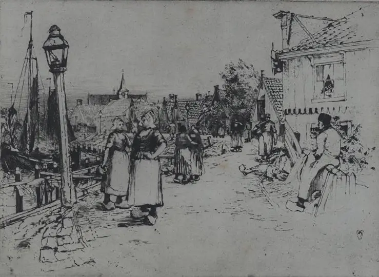 UNKNOWN Artist (A55) - Noon on the Zuider Zee Image 1++
