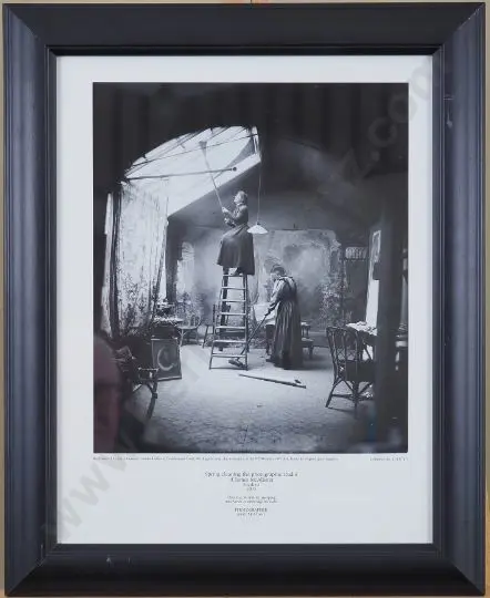 McALLISTER, James (1869-1952) - Spring Cleaning the Photographic Studio of James McAllister, Stratford 1905 Image 1++