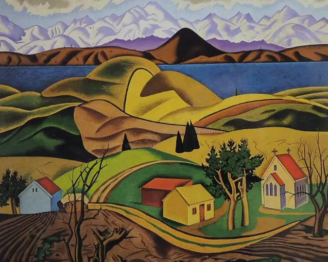 ANGUS, Rita (1908-1970) - Landscape Image 1++