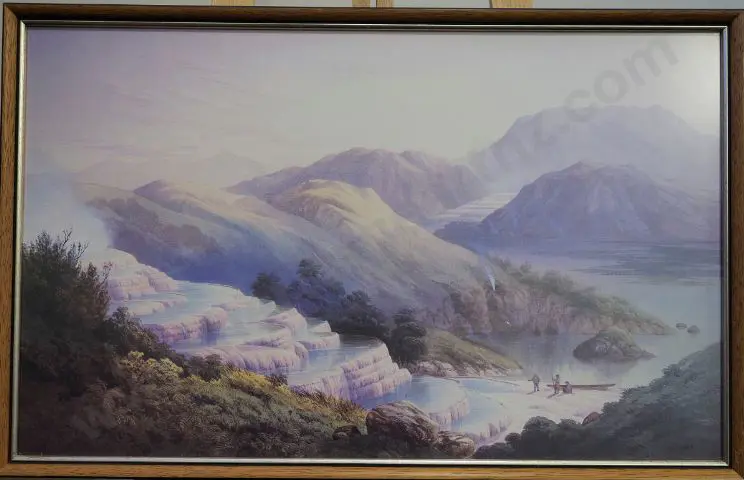 HOYTE, John Barr Clarke (1835-1913) - Pink Terraces Image 1++