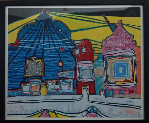 HUNDERTWASSER, Friedensreich (1928-2000) - Untitled Image 1++