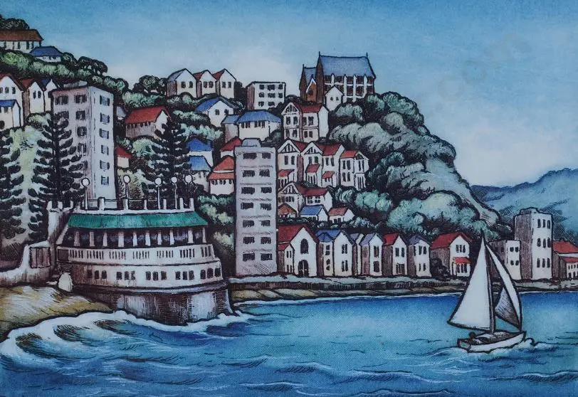 Taylor, Mary (21st Cent.) - Oriental Bay Image 1++