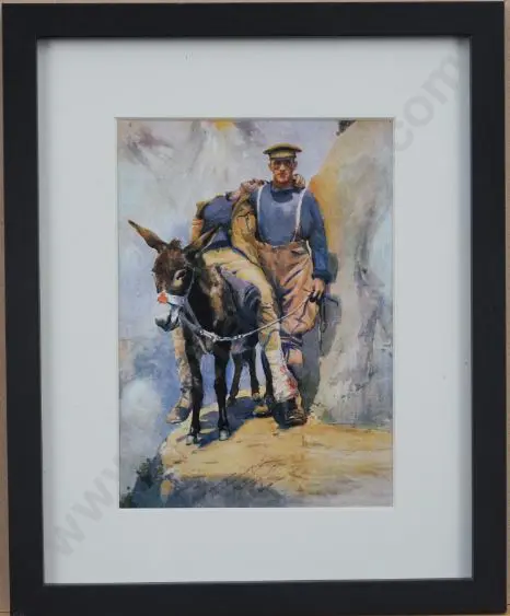 MOORE-Jones, Horace Millichamp (1868-1922) - Simpson and His Donkey - 2 Image 1++