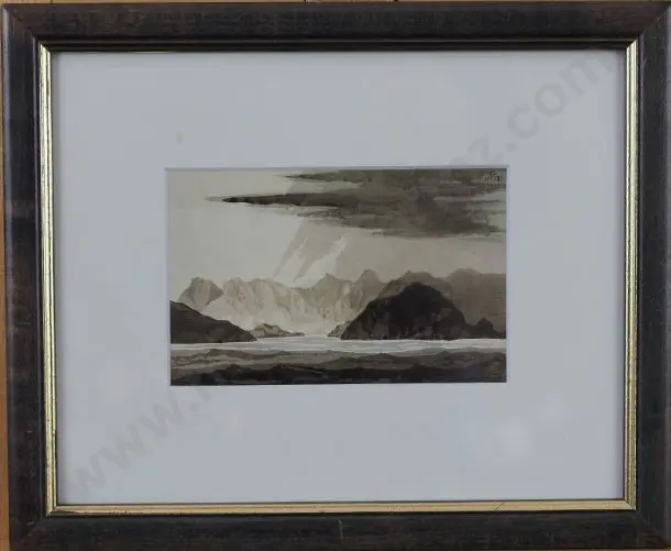 HODGES, William (1744-1797) - The North Entrance to Dusky Bay, 11 May 1773 Image 1++