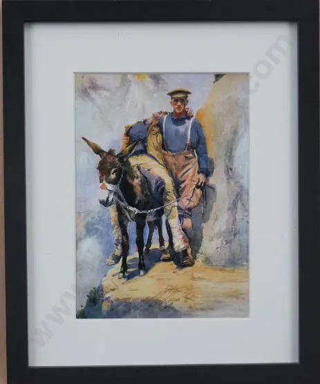 MOORE-Jones, Horace Millichamp (1868-1922) - Simpson & His Donkey Image 1++