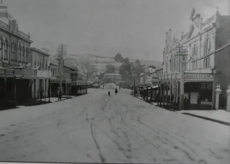 WANGANUI under Snow 1901 Image 1++