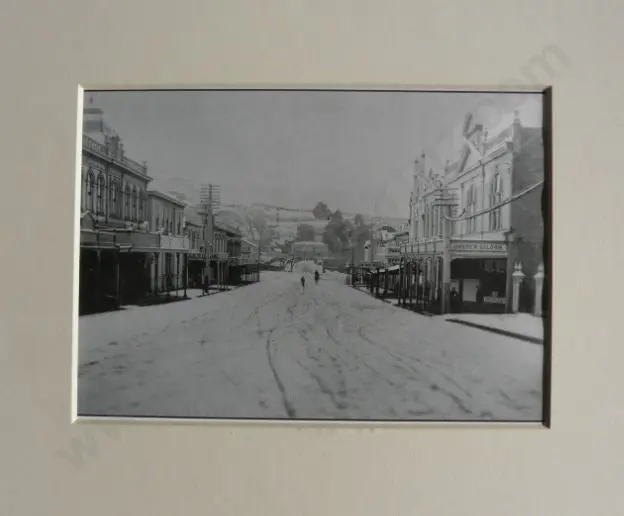 WANGANUI under Snow 1901 Image 1++