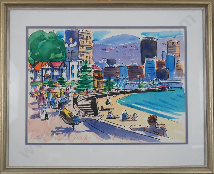 BEADLE, Philip (1959-) - Oriental Parade, Wellington Image 1++