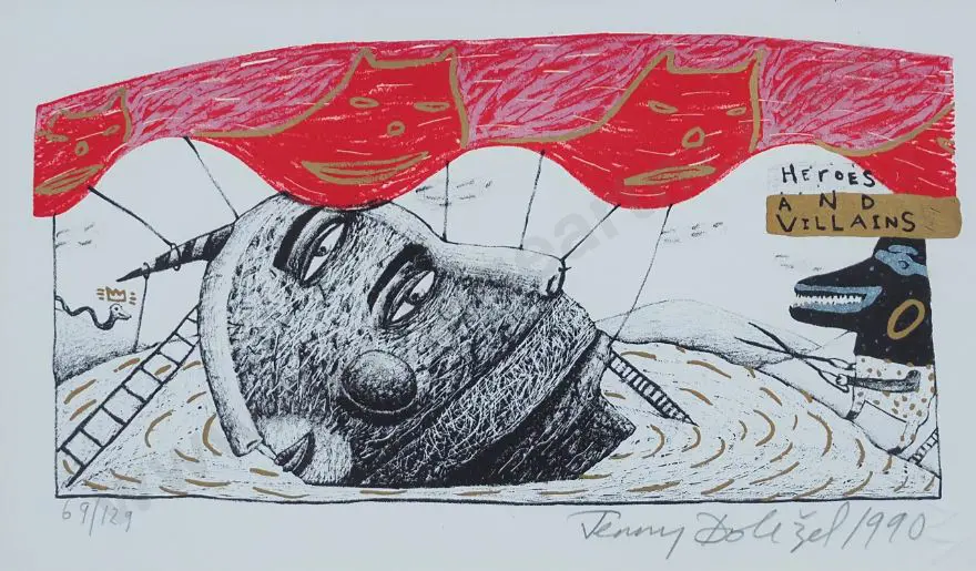 DOLEZEL, Jenny (1964-) - Heroes and Villains Image 1++