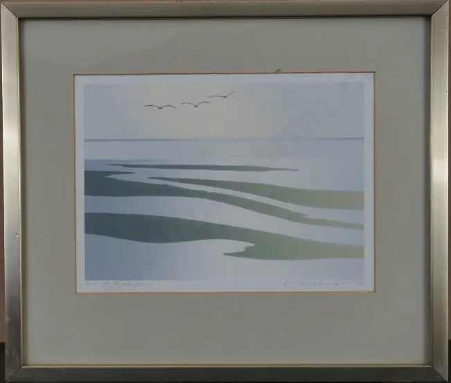 WARR, Malcolm (1939-) - Three Gulls Image 1++
