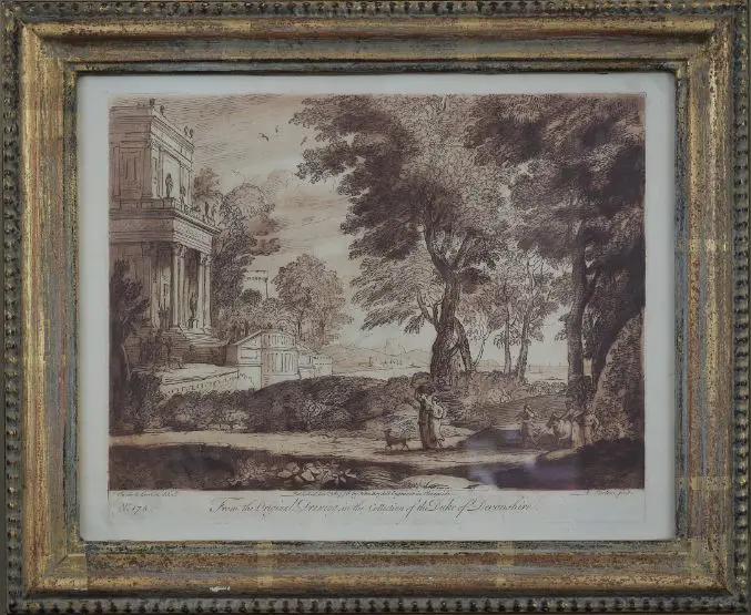 LORRAIN, Claude (1600-1682) - Italianate Home in Romantic Landscape Image 1++