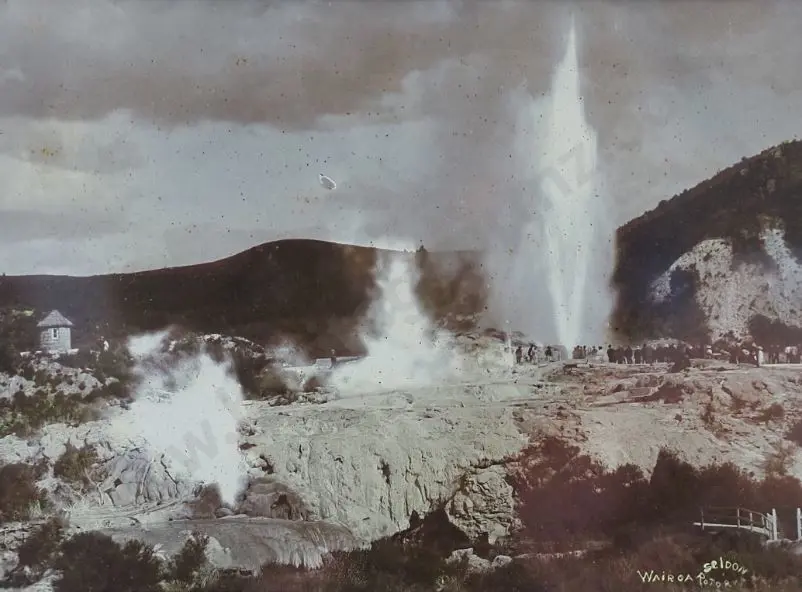 SELDON, Ralph Mark (Active 1890-1908) - Wairoa, Rotorua - Late 19th Century Image 1++