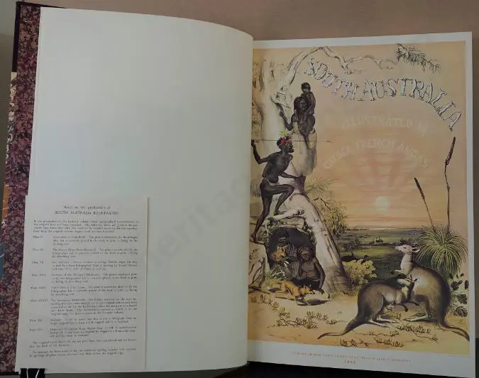 ANGAS, George French (1822-1886) - South Australia Illustrated 1847 (Reed Reprint 1967) Image 1++