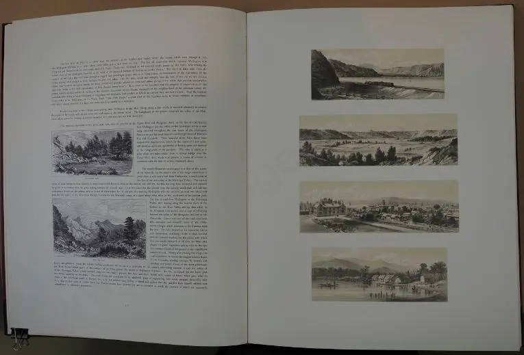 BARRAUD, C.D. (1822-1897) - New Zealand Graphic & Descriptive 1877 (1973 Reprint) Image 1++