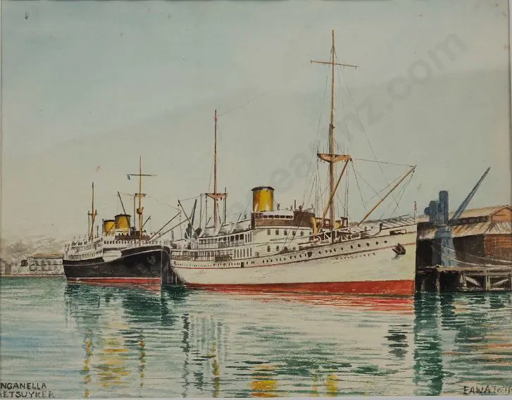 WATKIN, Eric Arthur (1895-1961) - SS Wanganella Image 1++
