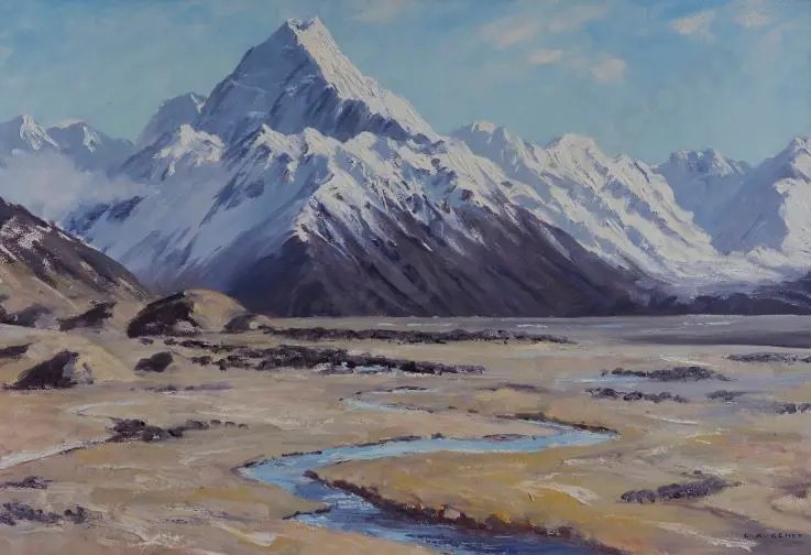 GENET, G.A. (Active 1960s-70s) - Mount Cook Image 1++