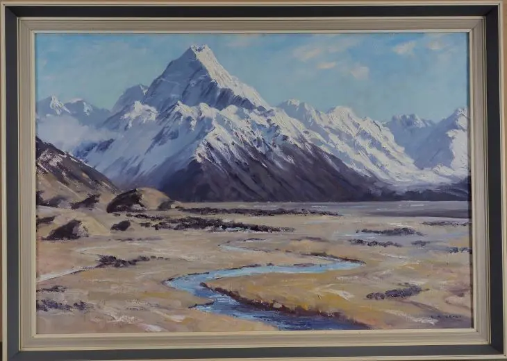 GENET, G.A. (Active 1960s-70s) - Mount Cook Image 1++