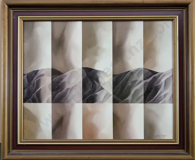 HERSCHEL, Suzanne (20th Cent.) - Mirrored Landscape - Abstract Image 1++