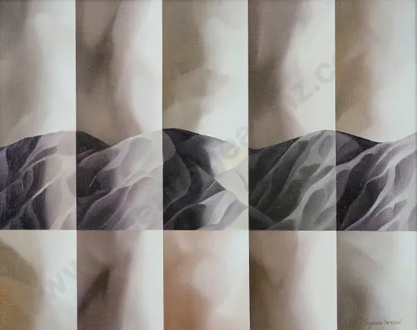 HERSCHEL, Suzanne (20th Cent.) - Mirrored Landscape - Abstract Image 1++