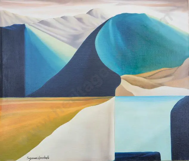 HERSCHEL, Suzanne (20th Cent.) - Abstract Landscape Image 1++