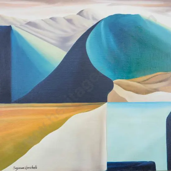 HERSCHEL, Suzanne (20th Cent.) - Abstract Landscape