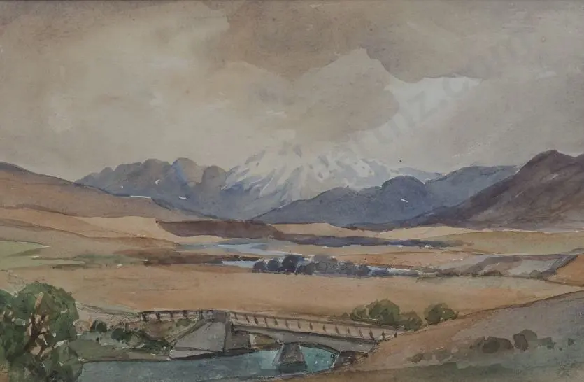 RUSH, William J. (1872-1965) - Mount Ruapehu Image 1++