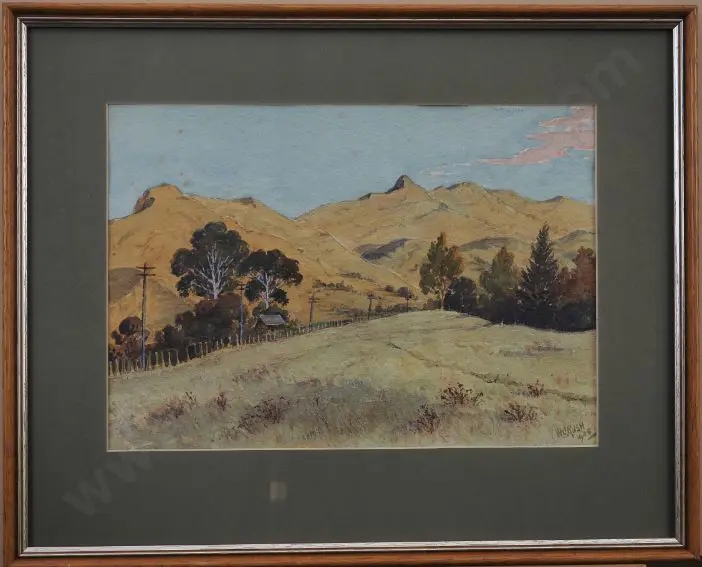 RUSH, William J. (1872-1965) - Te Mata Peak Image 1++
