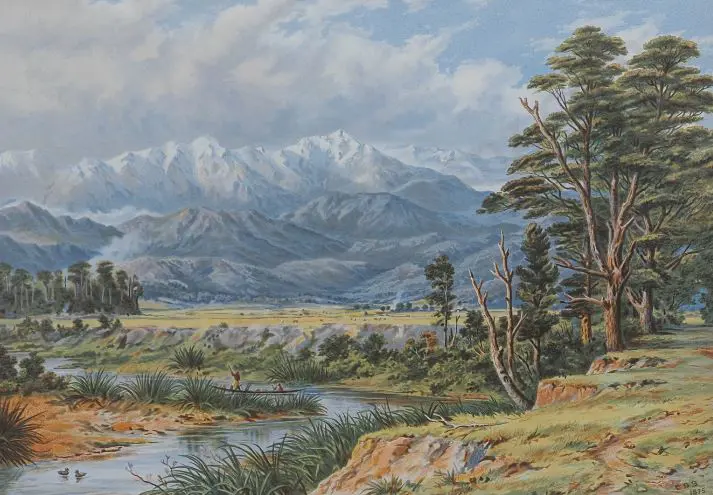 BARRAUD, C.D. (1822-1897) - Opaki Plain Image 1++